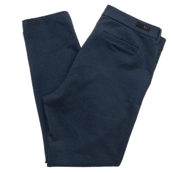 Kut From The Kloth Blue High Rise Fab Ab Design Trousers Pants Size 16 - Picture 3 of 13